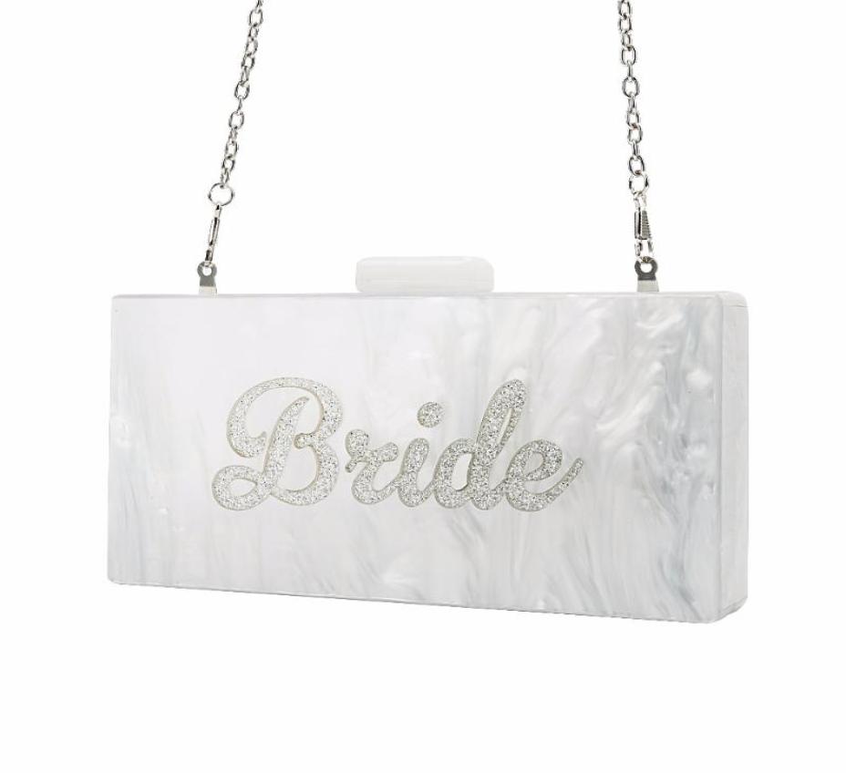 

Evening Bags Pearl White With Silver Glitter Name Bride Acrylic Box Clutches Ladies Handbags Fashion Handmade Claps Beach ClutchEv8465868, Sky blue