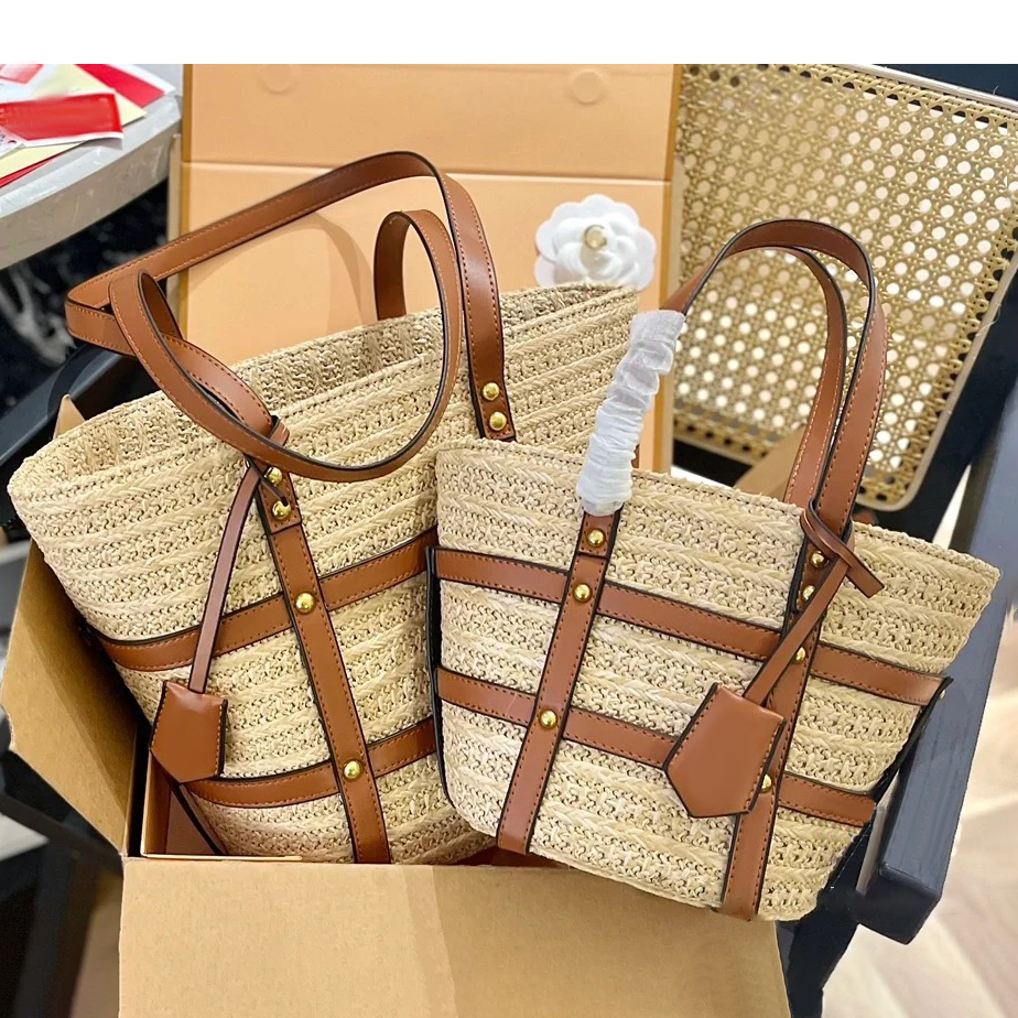 

Womens yslity handbag Beach bag luxury Rive Gauche basket designer the tote bags Top handle mens linen pochette clutch Shoulde bags weave mini Bucket Crossbody bag
