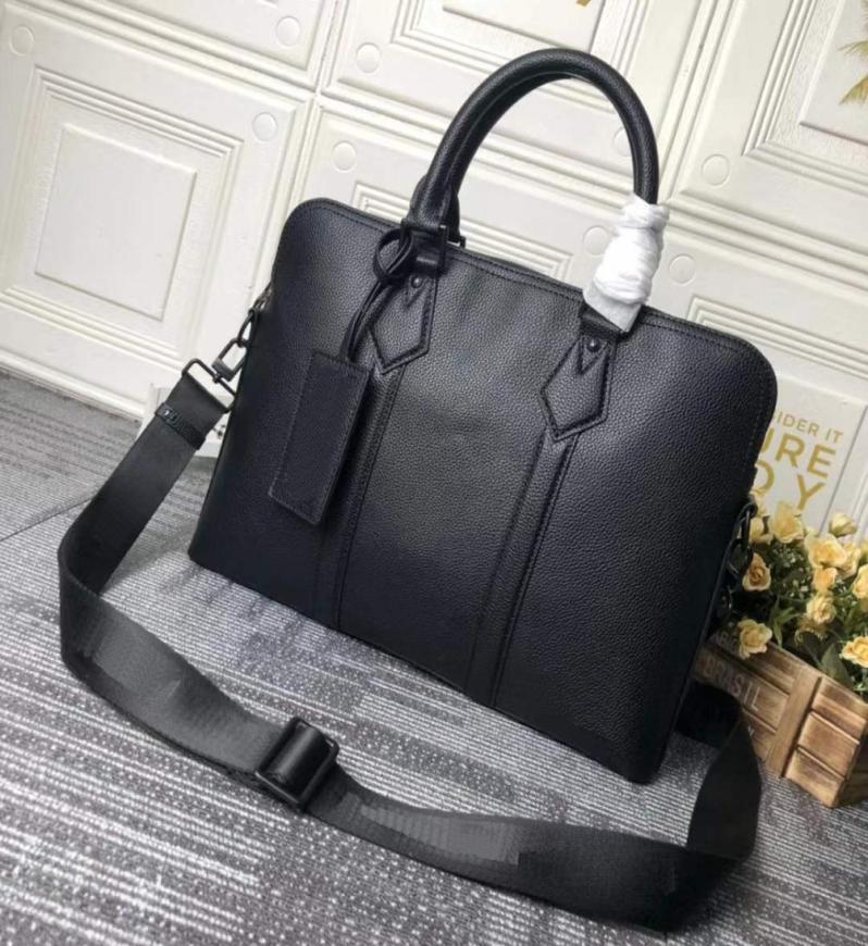

Briefcases handbags Luxury L59 designer bags 158 top quality leather 159 Shoulder bags cross body bag Large capacity can be used t7509329, Black