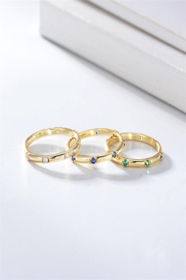 

S925 sterling silver fashion simple zircon ring style women039s diamond ring hand jewelry 880 R21616057