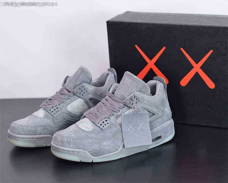 

Discount Shoes RK X Jumpman 4 4s Mens Womens Cool gray Basketball Luxury design sports Sneakers, Grey