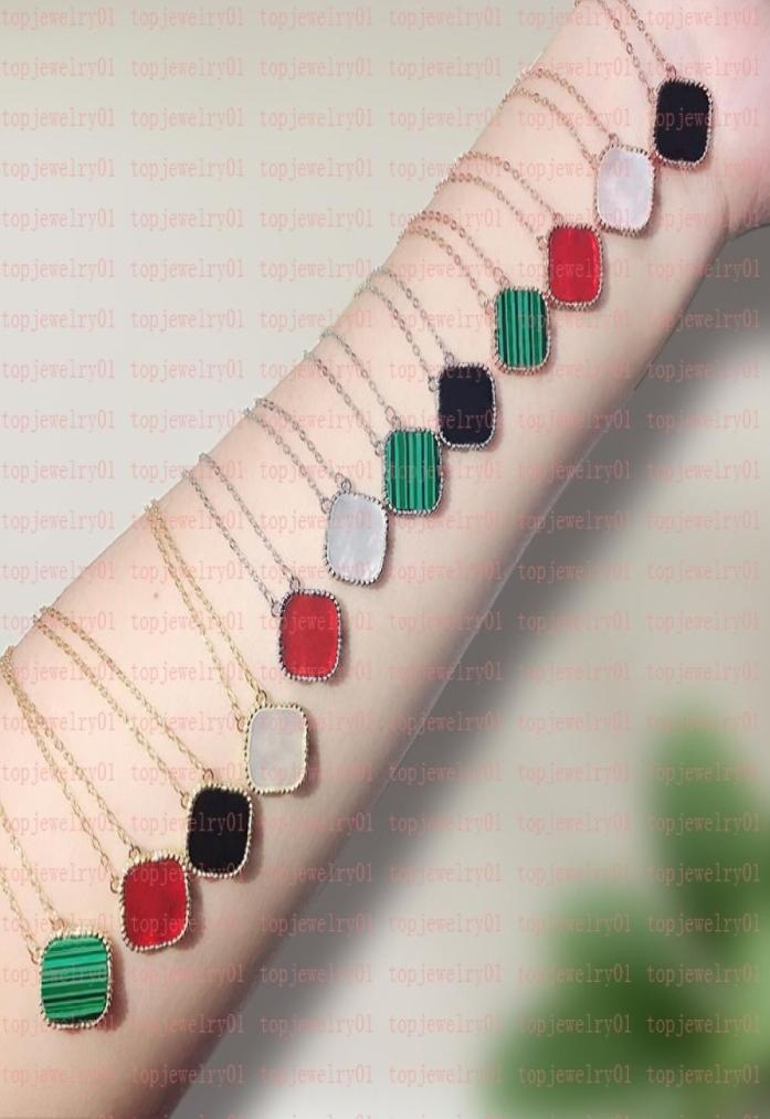 

Classic Pendant Necklaces for women Elegant 4Four Leaf Clover locket Necklace Highly Quality Choker chains Designer Jewelry 18K P3992008