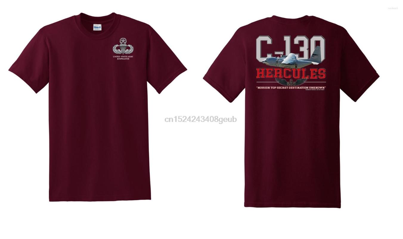 

Men' T Shirts US Army Master Parachutist -C-130 Cotton Shirt-8111, Men-darkpurple