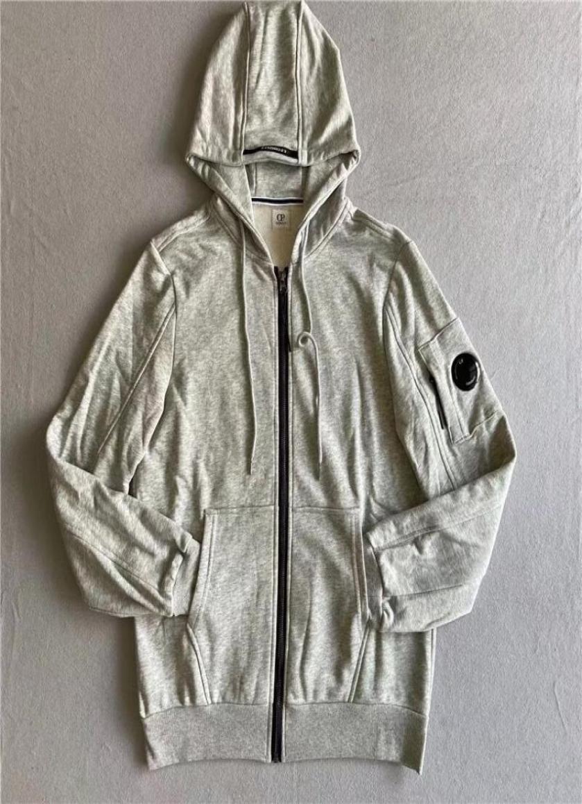 

3 colors One lens logo hoodies casual outdoor sweatshirts fashion brand pullover jogging hooded men tracksuit black grey green siz7583253, Gray