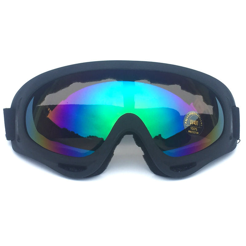

Ski goggles 1pcs winter use windproof pilot goggles outside large size ridding exaggerated handsome UV400 dustproof sports goggles nice looking fashion LO017 E23