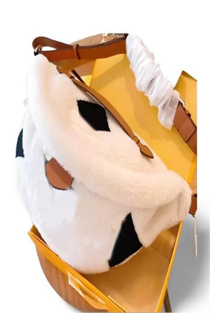 

designersWinter Teddy Waist Bag Designer Bum Bag For Womens Men Fashion Lambswool Crossbody Shoulder Bags Fluffy Bumbag Luxury Fan4593268, White