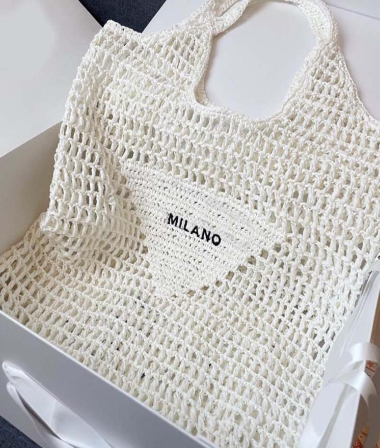 

Wine Coconut Fiber Tote Bag Woven Purse Fishing Net Bags Beach Large Capacity Hollow Letter Bag Holiday Womens Shopping Basket2622322, Clear