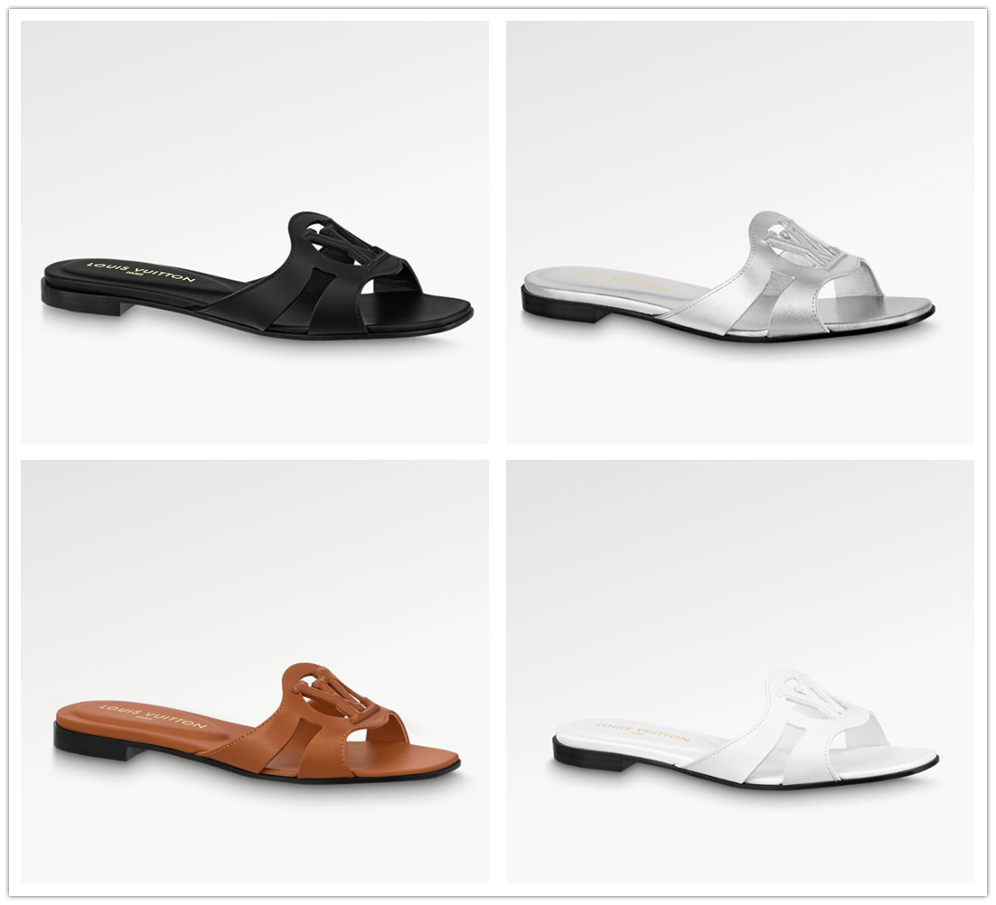 

The latest famous brand sandals L Home Milan Fashion Week catwalk sheep leather lining size 35-42 with box dust bag