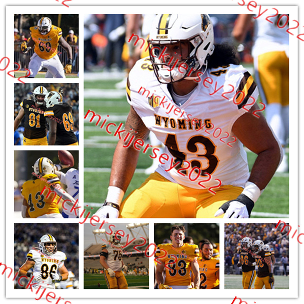 

Josh Allen Wyoming Cowboys Football Jersey DeShawn Woods Shae Suiaunoa Custom Stitched Mens Youth 23 Caleb Merritt 7 Jakorey Hawkins 25 Cole DeMarzo Wyoming Jerseys, Brown