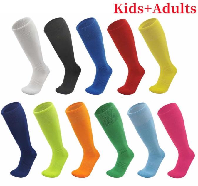 

Sports Socks Football Adend Outdoor Rugby Stockings Over Knee High Volleyball Baseball Hockey Kids Adults Long L2210262559043, Red