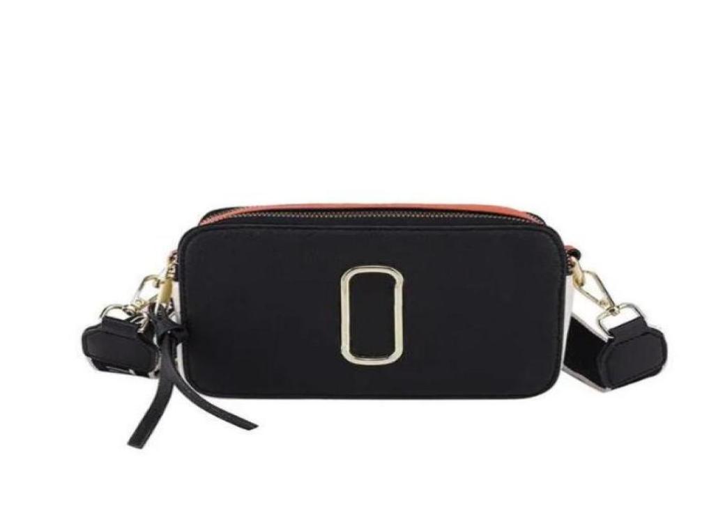 

Retail Women Bags New 2023 Contrast Color Small Square Bag Trend Letter Single Shoulder Messenger Bag M003099528689, Black