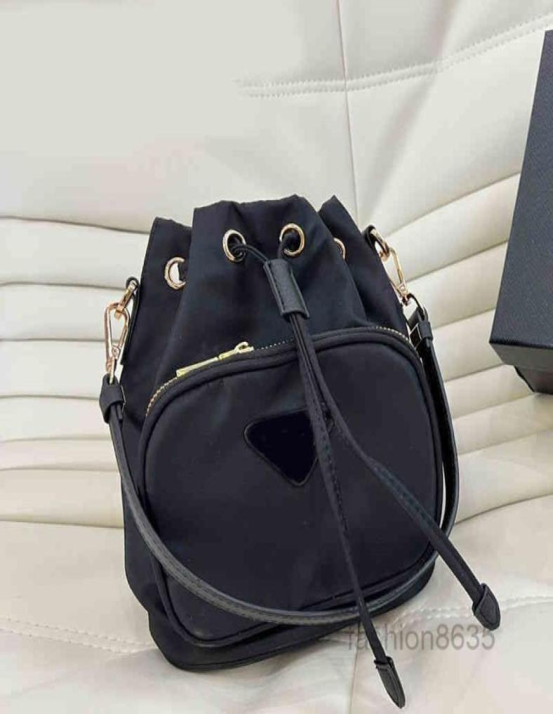 

Evening Bags Luxury Drawstring Bag Women Casual Bucket Evening Bags Classic Shoulder Clutch Design Lady CrossBody Purse 220804Mult7629563, Black