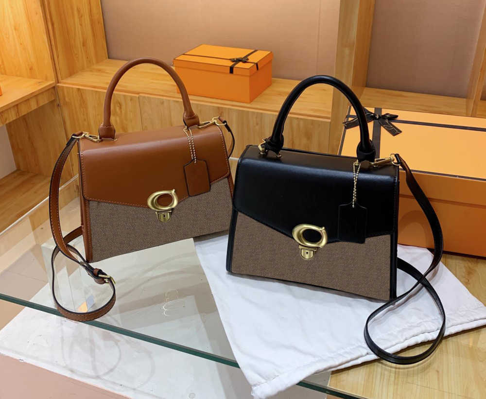 

totes tote bag designer bags wallet fashion totes leather messenger shoulder handbag women bags high capacity composite shopping bagss old flower brown lattice, Classsic flower brown+rose red inside