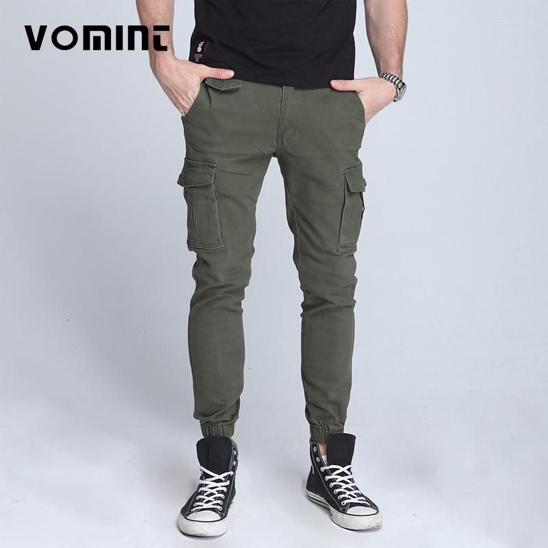 

Men's Pants Men's Elastic Foot Cargo Overalls Clothing Y2k Streetwear Man, Black