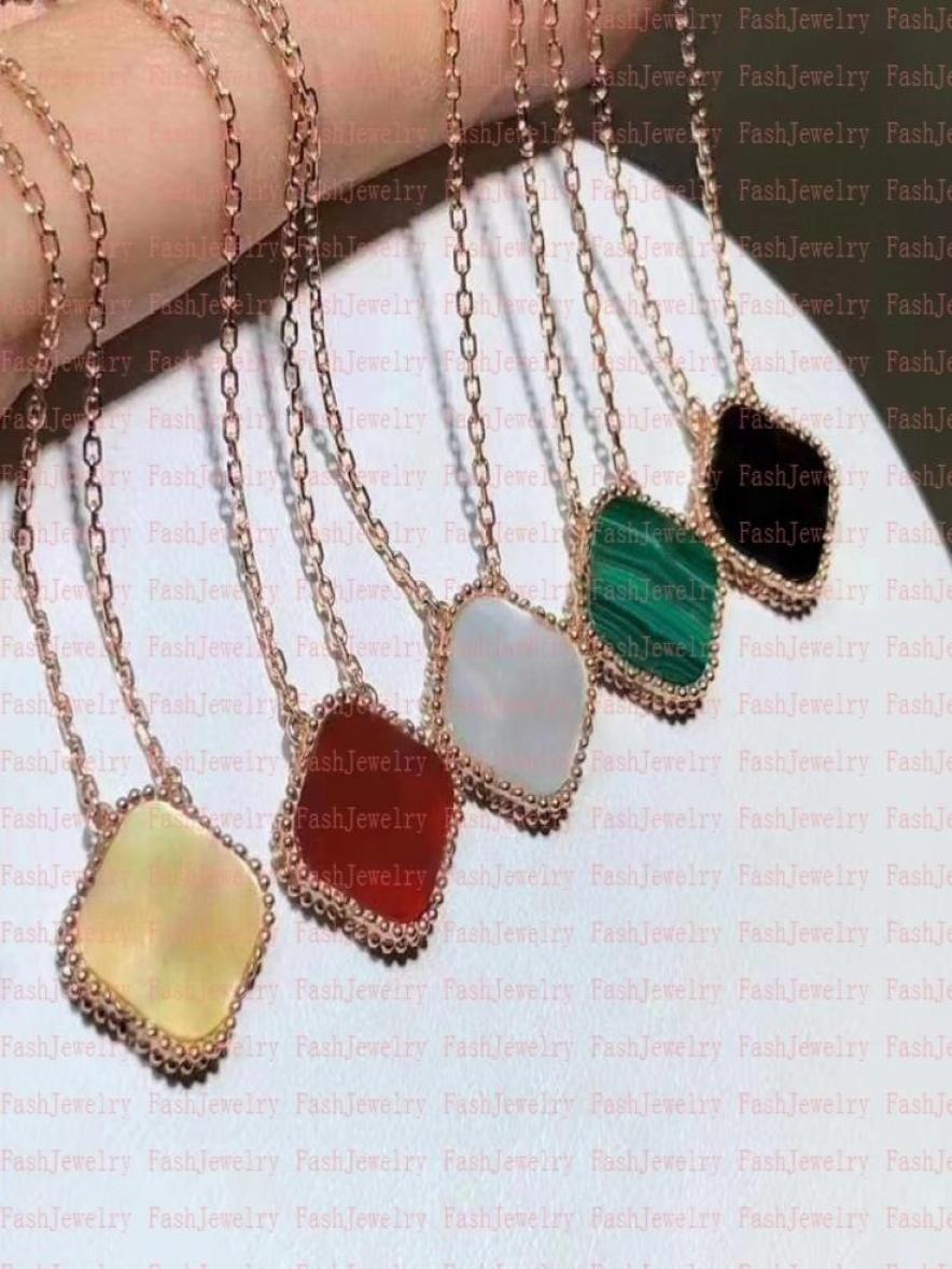 

designer Pendant Necklaces for women Elegant 4Four Leaf Clover locket Necklace Highly Quality Choker chains Designer Jewelry 18K 6835720