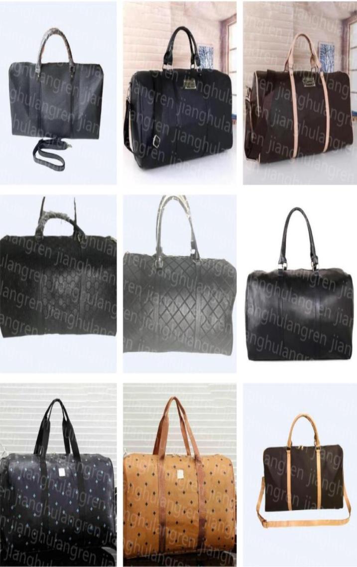 

55cm men women handbag shoulder CrossBody Style Brand PU Leather Designer Travel messenger bag Totes Suitcasesbags Duffel Bags Sui1283181