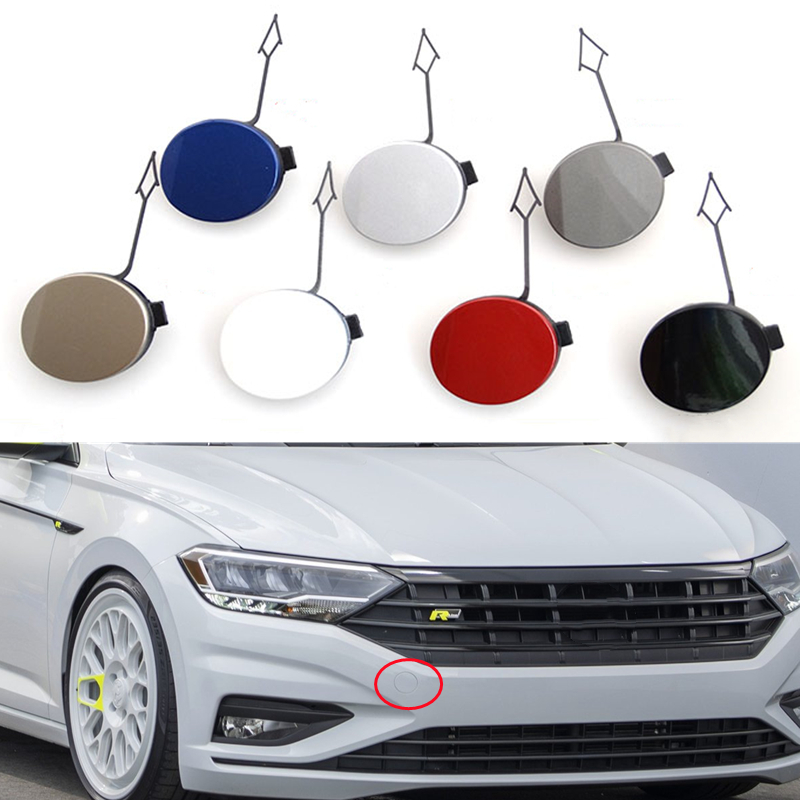 

For VW Jetta 2017 2018 2019 Front Bumper Trailer Tow Hook Cover Traction Cap