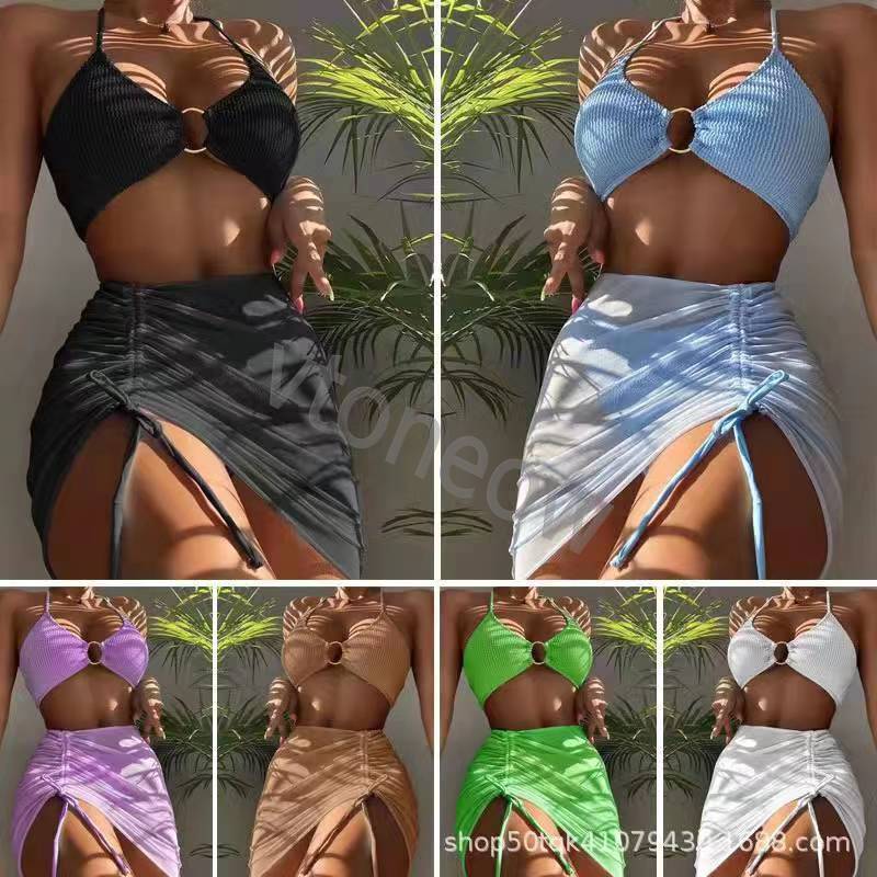 

Summer Designer Bikini For Women Swimsuits Fashion Letters Print Swimwear Sexy Lady 2 Pieces Bathing Suits 14 Colors S-2XL Optional
