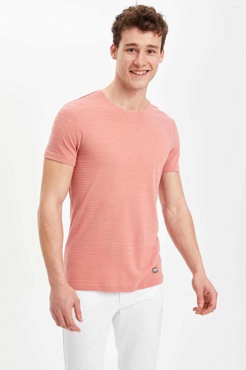 

Men's T Shirts DeFacto Man Body-J9151AZ19SP, Red