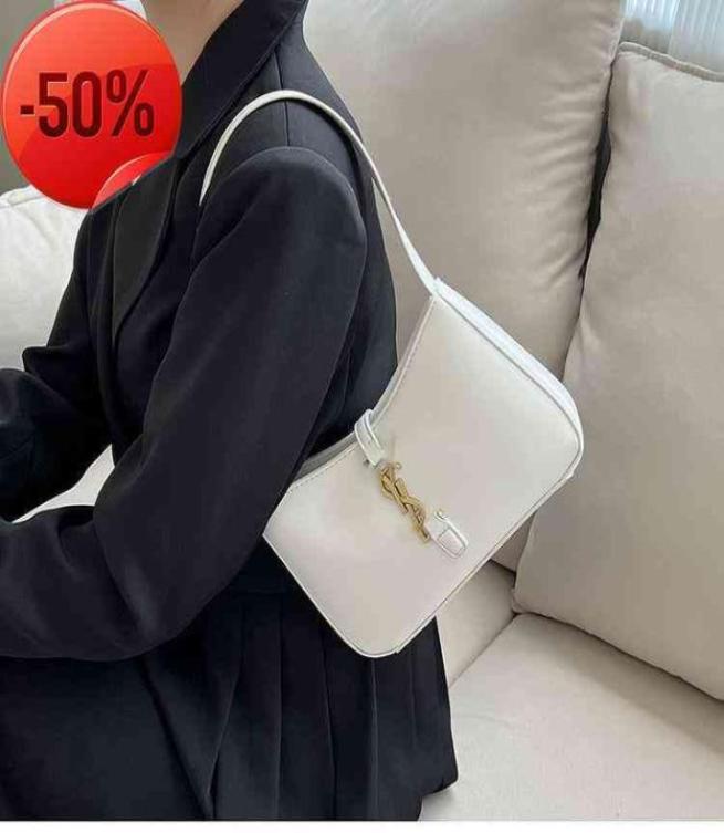 

Designer Bags Versatile Ins Msenger Women039s 2022 New Fashion Retro Underarm French Minority One Shoulder Tote purses ladies h8239034, Black