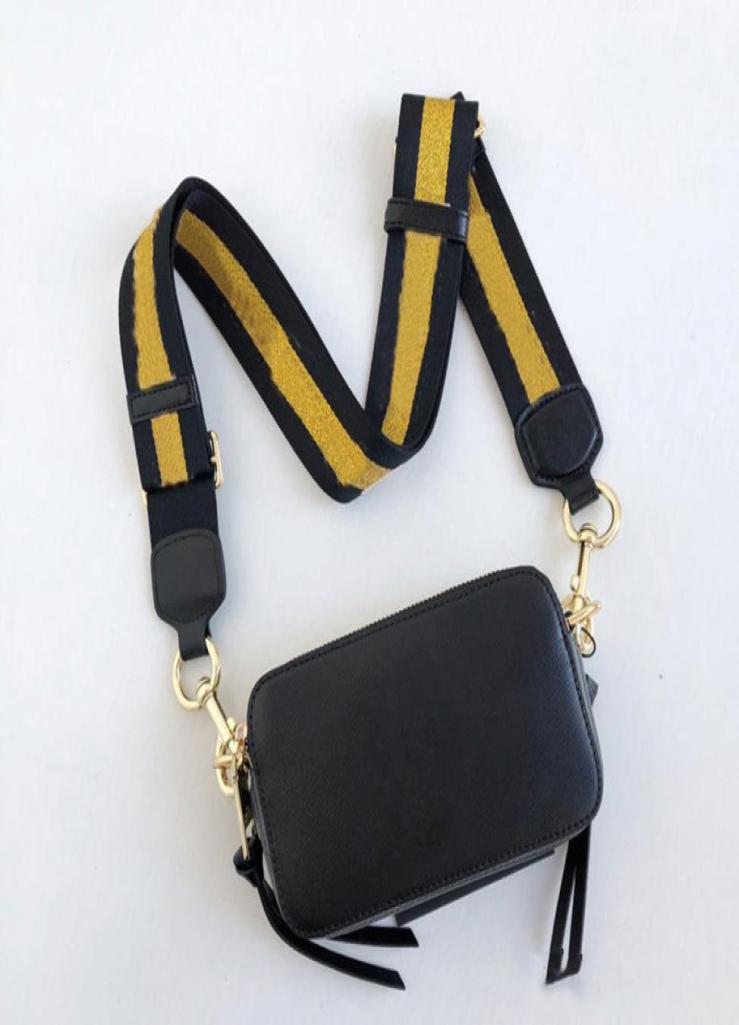 

Evening Bags New Designer Fashion bag Ladie Handbag Famous totes Marc Jocobs Snaps Camera Small Crossbody purse Women Shoulder 2673998, Gold