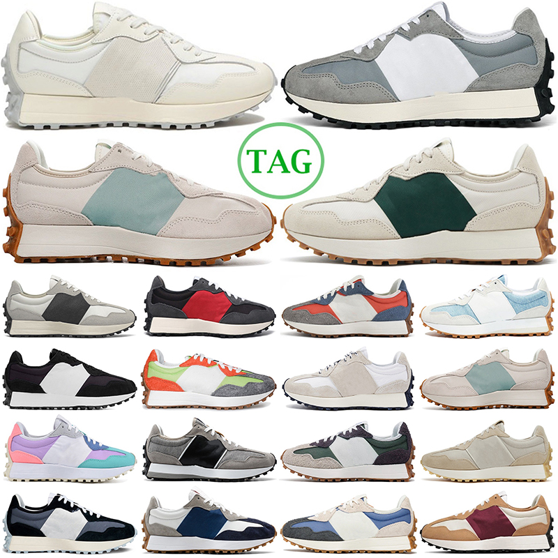 

new 327 running shoes for men women 327s Light Grey Bone Light Aluminum Protection Pack Rain Cloud Sail Royal Grey mens trainers womens outdoor sports sneakers, #1