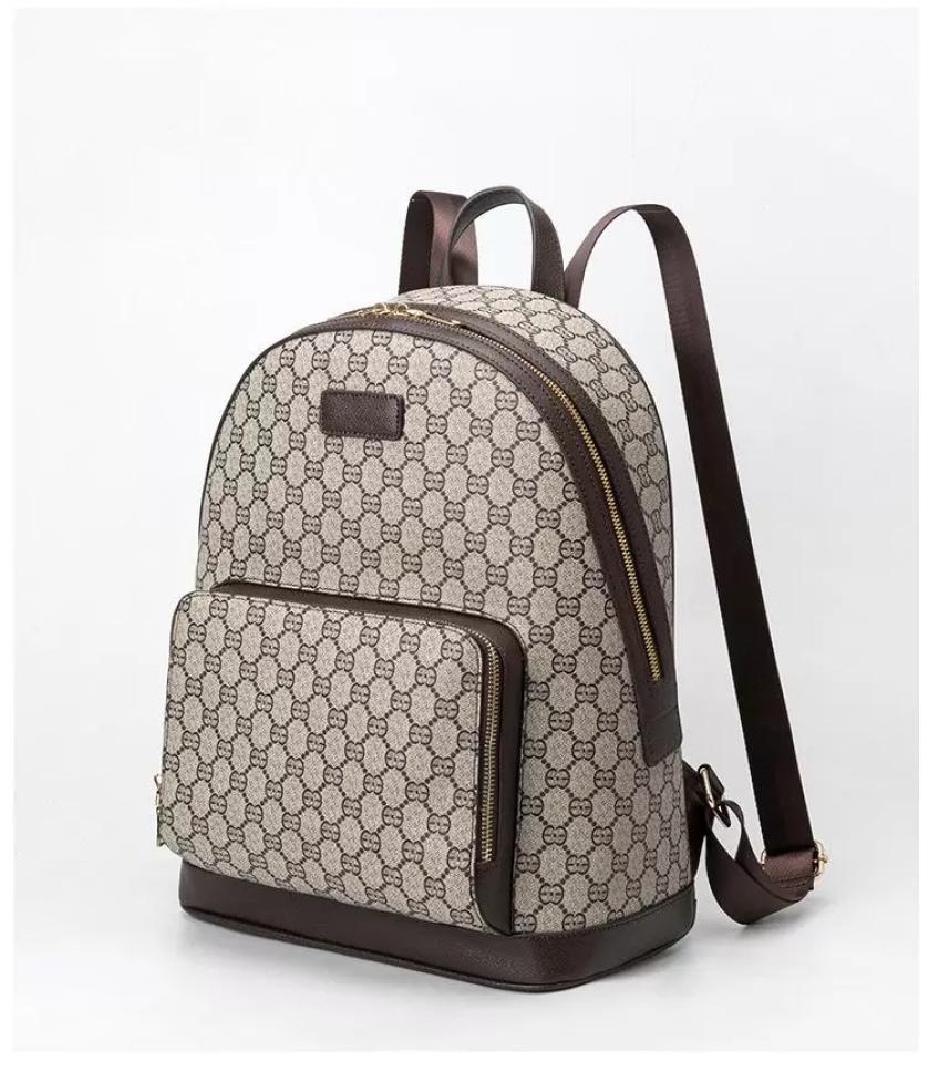 

Backpack Designer Men Large Schoolbag Multipurpose Casual Printed Men039s Bag Fashion Double Shoulder8137205, Beige