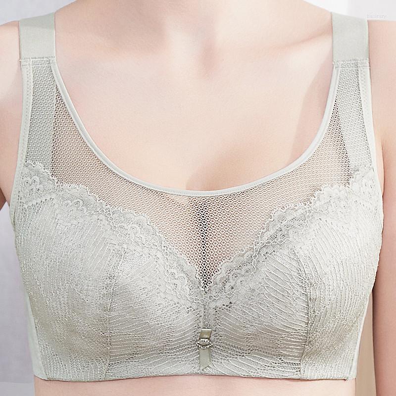 

Bras Ultra Thin Lace Brassiere Plus Size C D Cups Sexy Bra For Ladies Breathable Comfortable Lingerie Girl Bralette Large, Pink-2513