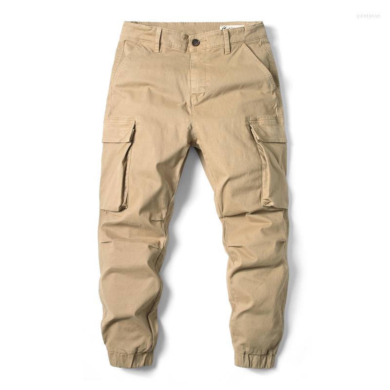 

Men's Pants Mens Joggers Trousers Military Camouflage Casual Multi Pocket Outdoor Cargo Ankle Length Men Cotton, Army gray