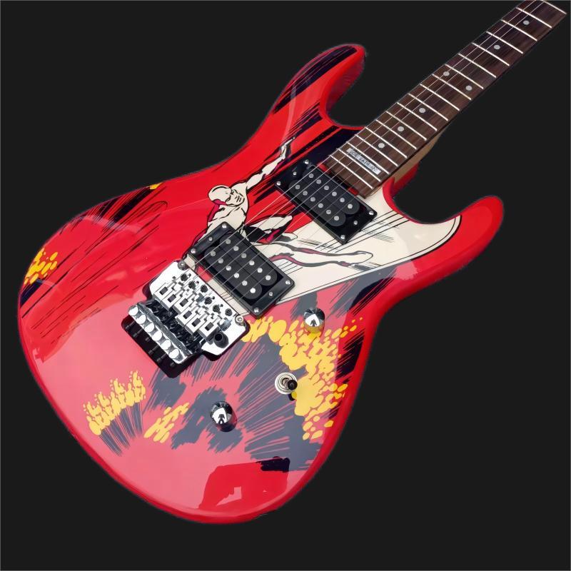

Spot oem 6-string electric Guitar, glossy rose wood fingerboard, free shipping