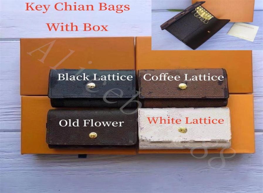 

2023 New Unisex Fashion Key Wallets Designer Luxury 4 Color 6 Key Holder Wallet Coin Purse Key Pouch High Quality With Logo And Or4741514, Blue