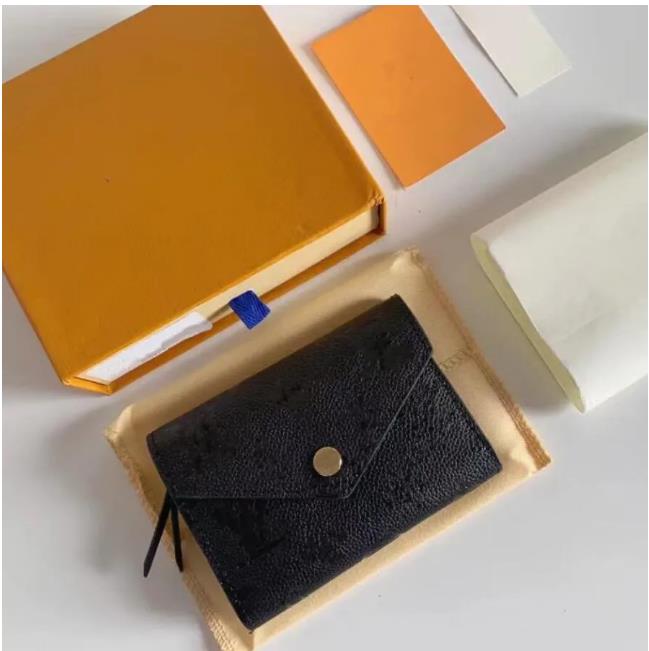 

Top quality with box real leather multicolor coin purse long wallet Card holder classic zipper pocket M60136 saadad, A+