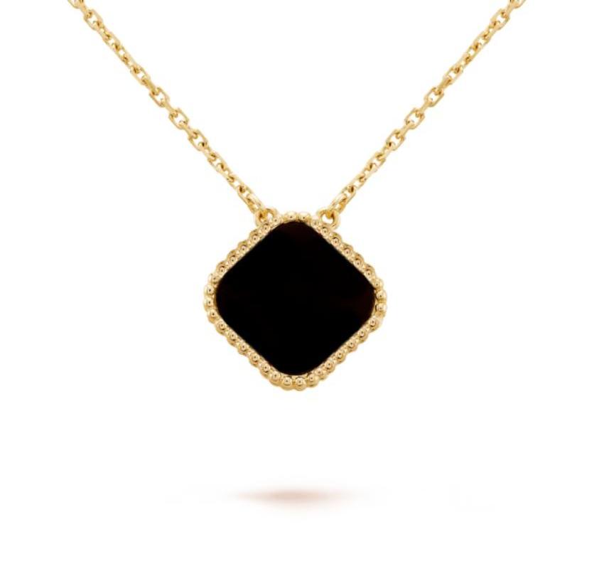 

Clover Necklace 18 Styles Vintage Pendant Necklaces Class 4 Leaf Heart Motherofpearl Amber Tiger039s Eye Necklace of Womens M3283959