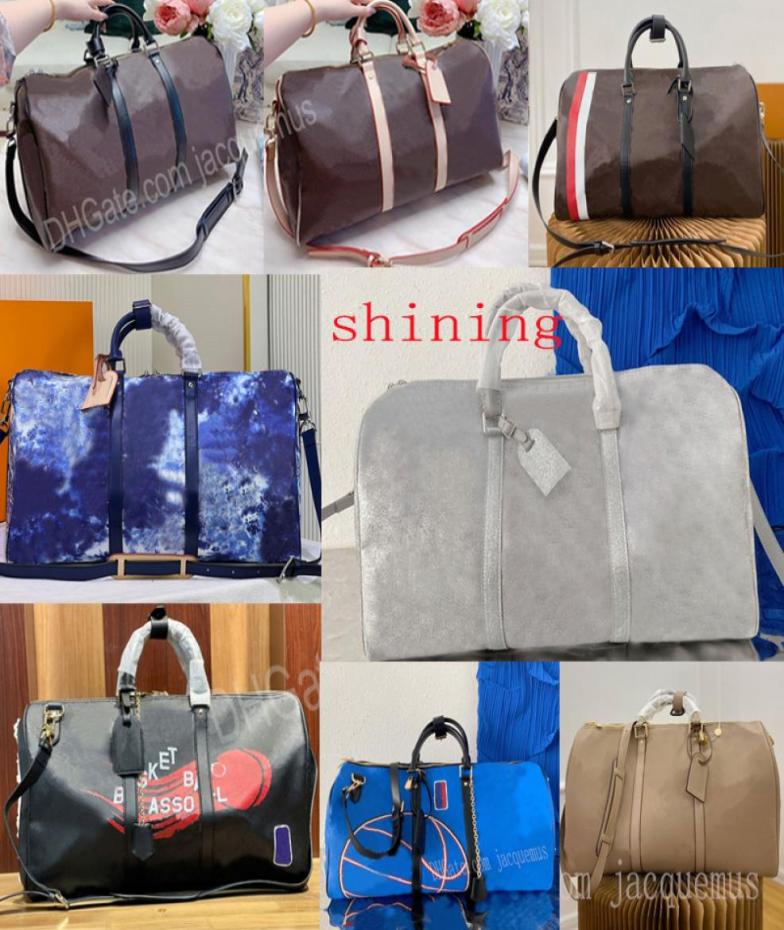 

45 50 55 duffel bags mens keepalls weekend kee pall tote bandouli re duffle keepall bandana designer travel bandouliere luggage ba6105445, Plum