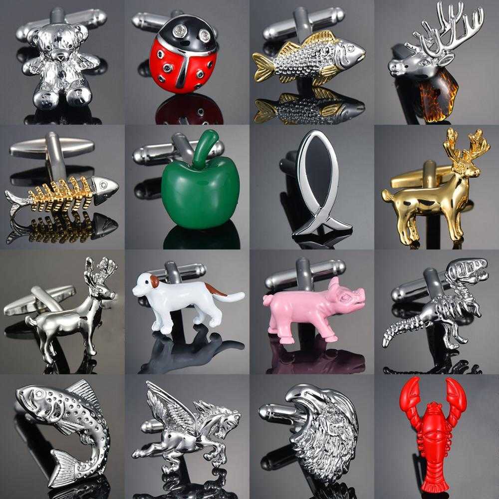 

Cuff Links Animal for Wedding Party Fashion Simple Men's Sleeve Cufflinks G220525