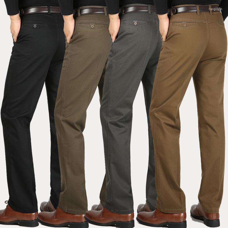

Men's Pants Arrival Fashion Large Casual Loose Pure Cotton Autumn Winter Full Length Plus Size 29 30 31  33 34 36 38 40 42, Navy
