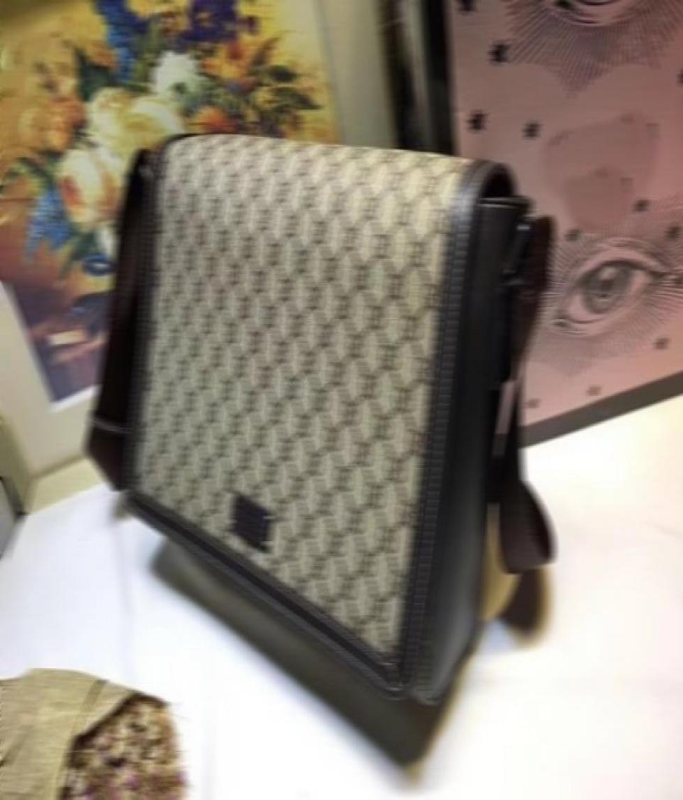 

Luxurys Designers Men Women Shoulder Bag Crossbody Business Print leather Messenger Bags For Fashion Casual Red green straps handb3121879