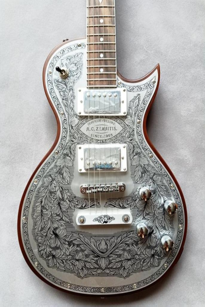 

Rare Custom ZEMAITIS Casimere Metal Front Series C24MF MF Natural Electric Guitar4357520
