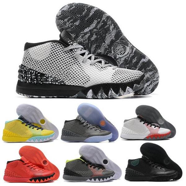 

Kyrie 1 Men Basketball Shoes Wolf Grey BHM Infrared Letterman Deceptive Red Driveway The Dungeon Skateboard 2023 Athletic Sneakers 36 - 45, Yellow