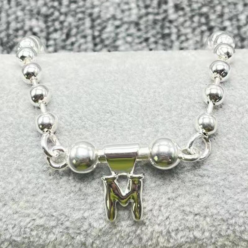 

Chains 2023 Fashion UNOde50 Electroplating 925 DIY Pendant Letter Necklace Women's Birthday Romantic Gift