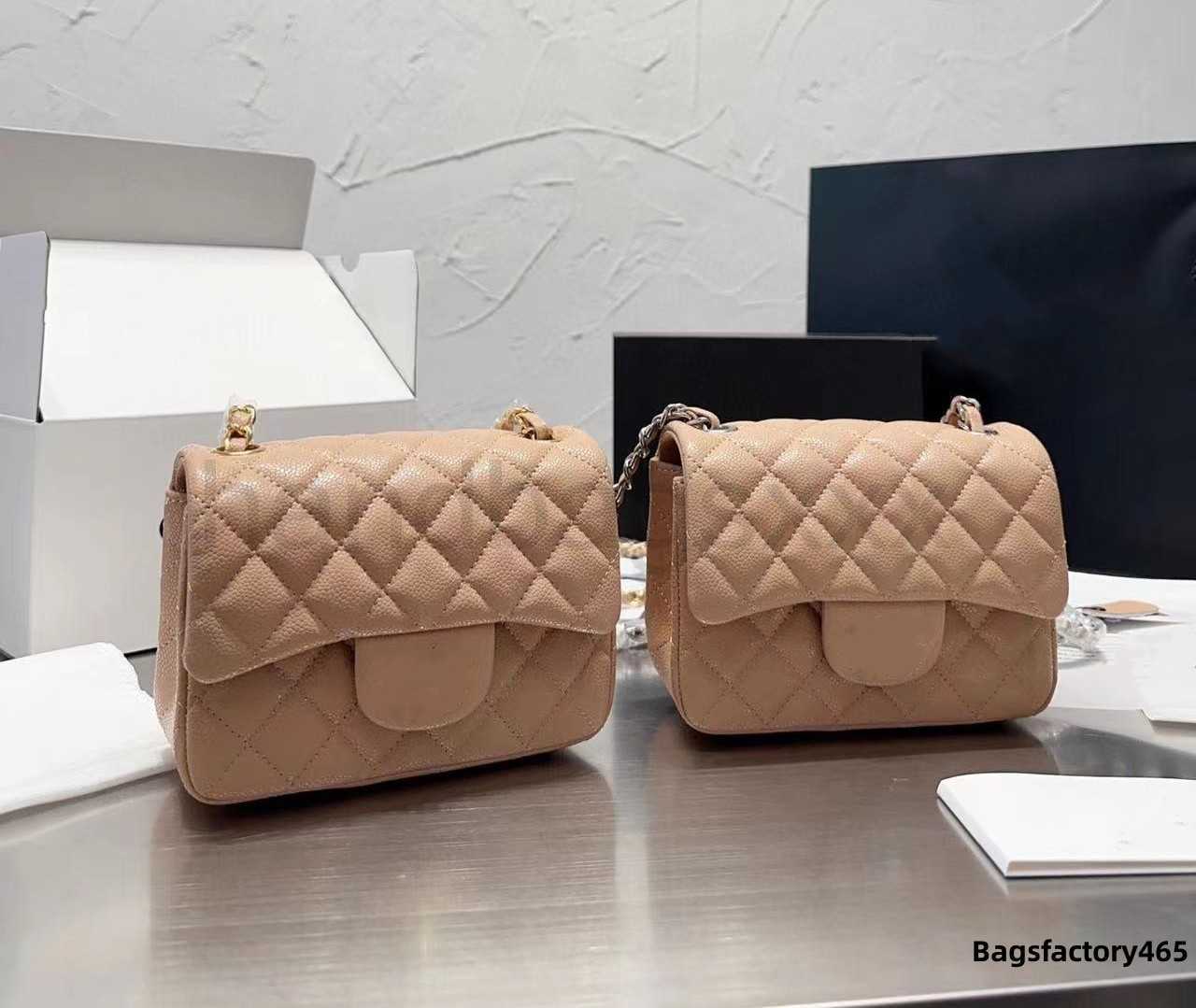 

Women Lambskin Quilted Mini Pearl Crush Flap Bags Rectangular/Square 17cm/20cm Genuine Leather Cosmetic Purse Outdoor Sacoche Fashion Trend, 20cm red