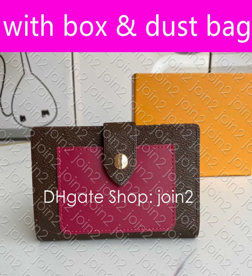 

Luxury design M69433 JULIETTE WALLET Designer Womens Zippy Rosalie Coin Purse Zipped Card Key Holder Pouch Mini Pochette Accessoir9216597, Brown