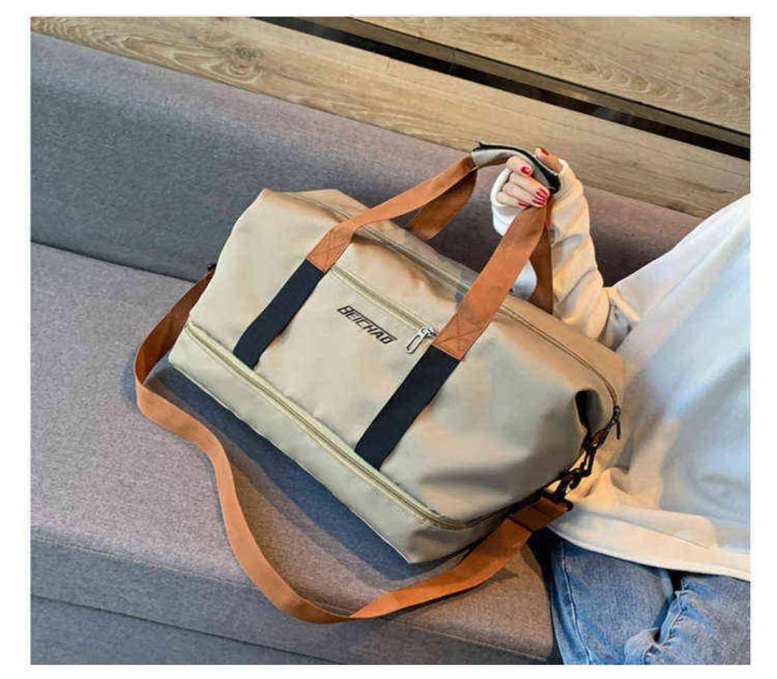 

Fashion Travel Bags For Women Large Capacity Men Sports Shoulder Bag Waterproof Weekend Sac Voyage Female Messenger Crossbody Bag 3042423, Sky blue