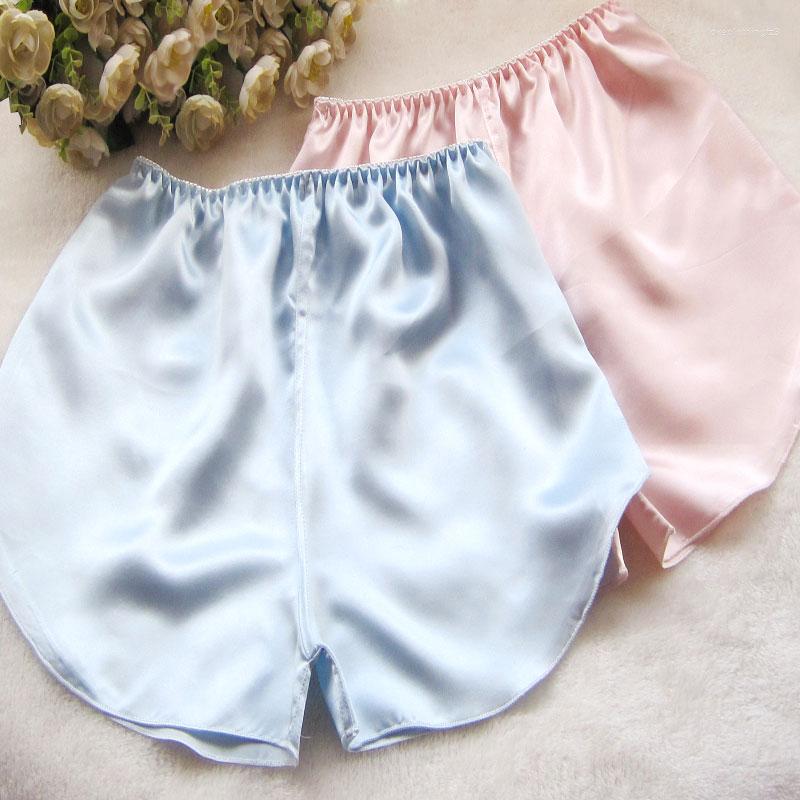 

Women's Panties Summer Women's Silk Pants Home Safety Underlay Shorts Underpants Women Underwear Leggings, Black