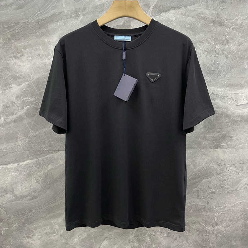 

Mens t Shirt Designer Men Tshirt Man Black Tee Womens Clothes Size xxl xxxl T-shirts 100% Cotton Short Sleeve Chest Triangle Inlay Tees Luxury Oversizwd Tshirts