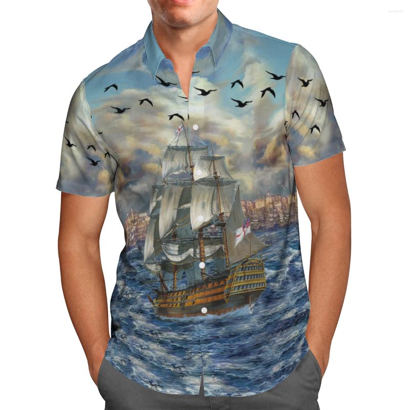 

Men's Casual Shirts The Seagulls And Sailing 3D Printing Colorful Leisure Men Thin Body Hawaii Short Shirt Unisex Fashion Streetwear, 1000000163464744