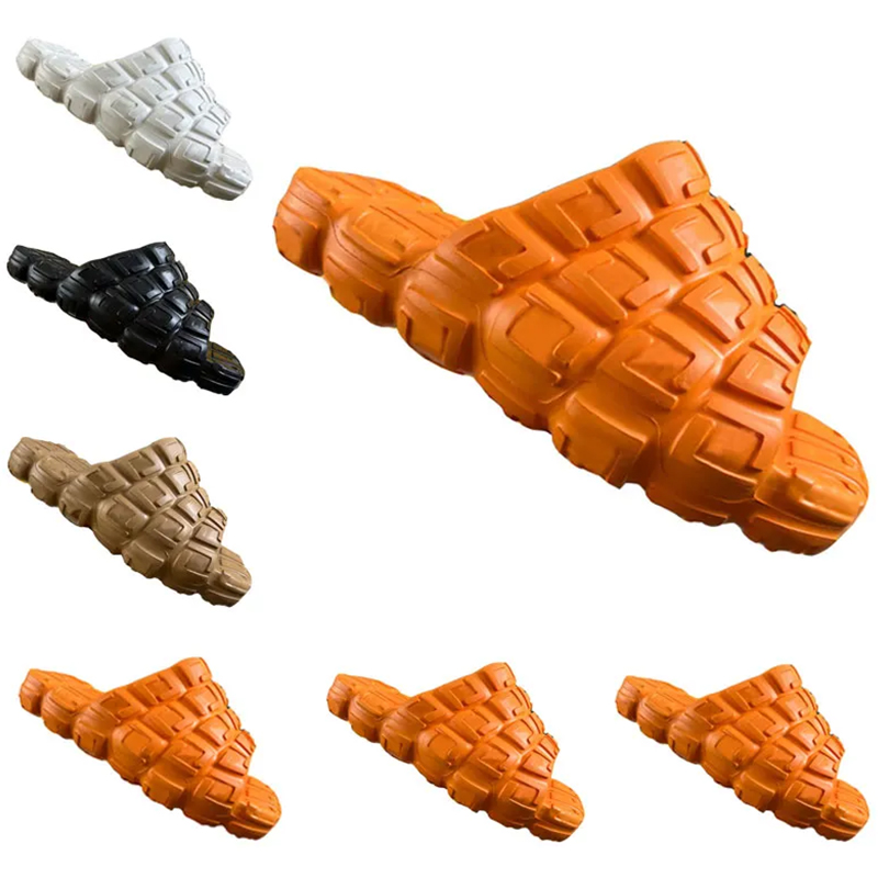 

Cloud Slides Slippers foam runners fashion Beach casual slippers Orange rubber slides home Slippers sandal with embossed motifs light rubber sole, White