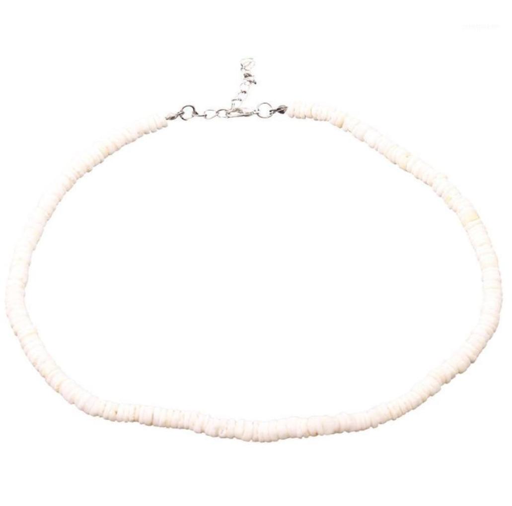 

Bohemian Vintage Natural Shell Piece Rule Necklace Ladies Jewelry Hawaiian Smooth Puka Shells Necklace 2019 New Arrivals14898245