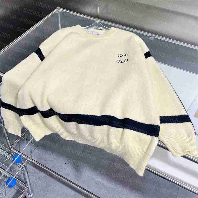 

Women's Sweaters designer Letters Printed SweaterLong Sleeve Sweater Designer Crew Neck Autumn Winter Knitwear 8S0X, Beige