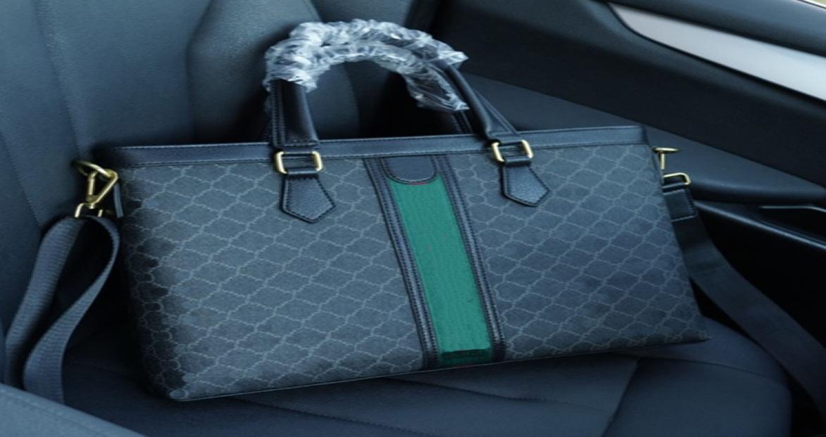 

HH PM Small Designer Briefcase Bag for Men PORTEDOCUMENTS VOYAGE Luxury Briefcases Business Man Shoulder Laptop Bags Totes Men08771709, Split